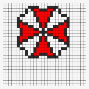 Umbrella Corp Perler Bead Pattern / Bead Sprite - Resident Evil 8 Bits #3144442