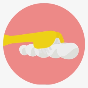 Gently Move The Brush Back And Forth In Short Strokes - Health And Safety Symbols #3144698