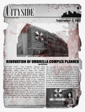 Newspapers From The Resident Evil 2 Era Found Scattered - Poster #3144850