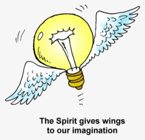 Spirit Wings - Light Bulb With Wings #3145290