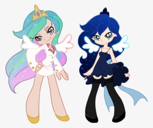 Derpy Hooves Princess Luna Princess Celestia Applejack - Panty And Stocking With Garterbelt Style #3145531