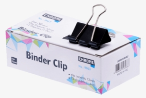 Chrome 9964 - Black Metal Binder Clips 25mm (set Of #3145608