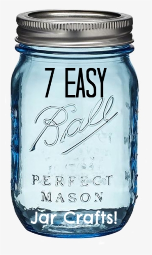 Masonjarcrafts - Blue Mason Jar Drawing #3145912