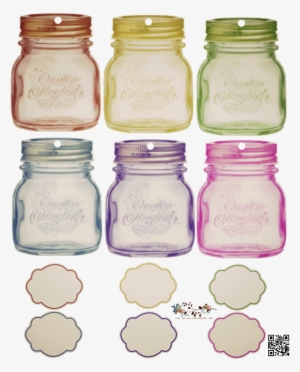Glenda's World Little Facy Jar Tags - Bormioli Rocco Fido Swing Top Preserving Bottle / Jar #3145973