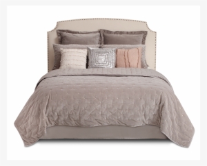 Romantic In Velvety Gray Winchester Comforter Set - Bedding #3146765