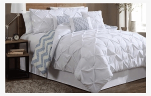 Comforter Sets - Madison Park Laurel 7 Piece King Comforter Set In White #3147038