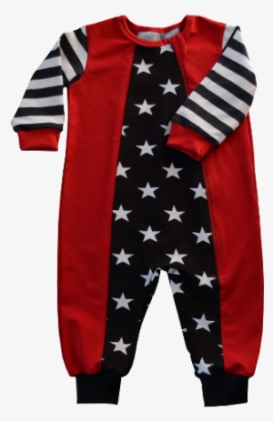 Duuo Baby Jumpsuit, Star Black - Striped Beanie Hat #3147102