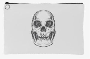 Hand Drawn Anatomical Human Skull - Drawing #3147753