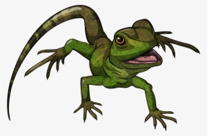 Wanted Gecko Art] - Chinese Water Dragon Clipart #3148244