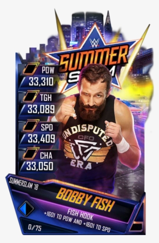Bobbyfish S5 23 Neon Supercard Bobbyfish S5 24 Shattered - Wwe Supercard Summerslam 18 #3149278