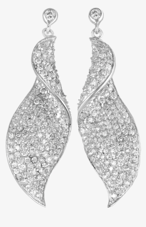 Collette Z Sterling Silver Pave-set Drop Earrings (cz #3149640
