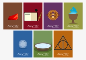 Harry Potter Minimalist Illustration Set Jeca Martinez - Alternative Harry Potter Covers #3150509