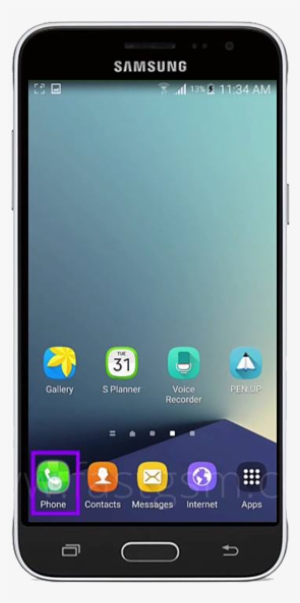 Tempered Glass For Samsung Galaxy Amp - Mobile Phone #3150563