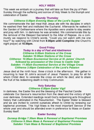 Palm Sunday- 25th March - Document #3150771