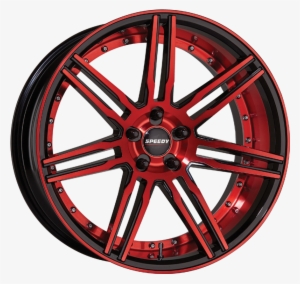 Invader Candy Apple Red/piano Black - Cosmis Racing Wheels #3150896