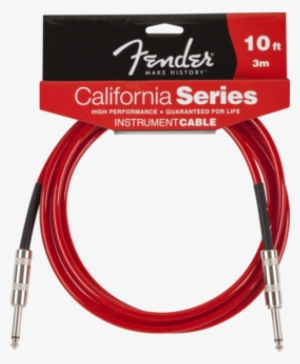 Fender Guitar Cable 3m Instrument Lead Candy Apple - Fender 0990510009 #3150924