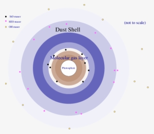 A Cartoon Showing Some Of The Features Of The Circumstellar - Circle #3151399