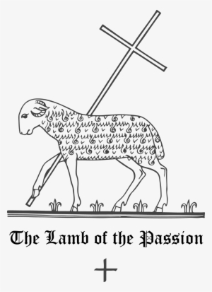 Rudolf Koch - Christian Symbol - - Lamb With The Cross Png #3151736