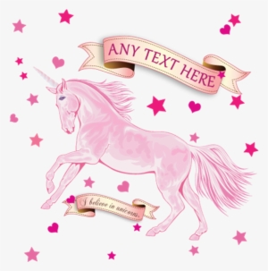 Picture Of Pink Unicorn Wall Sticker - Wall Decal #3152070