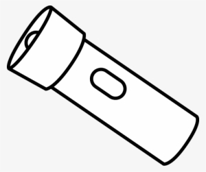 Black - Black And White Flashlight #3152391