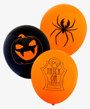 Assorted Halloween Balloons - Png Orange And Black Balloons #3152673