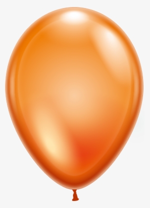 100 Balloons Crystal Orange - Balloon #3152791