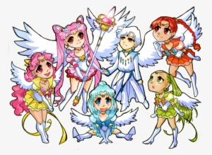 Chibi Helios And Pink Ladies By Azure And Copper-d516jpv - Sailor Moon Crystal Chibiusa And Helios #3153012