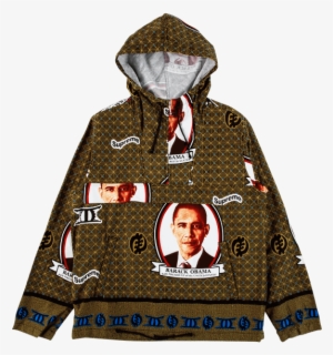 Supreme Obama Anorak - S Green Su1704 #3153103