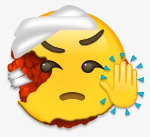 Emoji Talktothehand Hurt Annoyed - Emoji Hurt #3153462