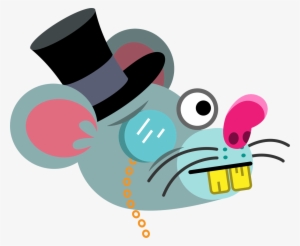 Rat With Top Hat And Monocle - Rat Emojis #3153550