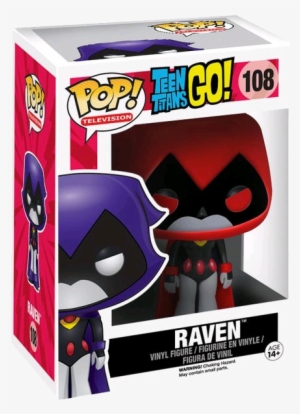 Teen Titans Go - Teen Titans Go! Raven Red Pop! Vinyl Figure #3154054