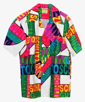 This Vintage Hawaiian Shirt By Ui Maikai For Schlitz - Neon Hawaiian Shirts #3154128