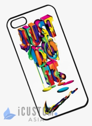 Nike Just Do It Colorful Art Iphone 5 5s Case - Mobile Phone #3154184