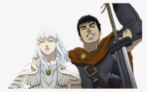 Shitty Attempt At A Transparent Image Of Guts And Griffith - Griffith And Guts Berserk #3154380