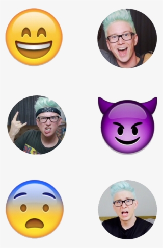 Theme By Rickerlr - Emoji - Lächeln-geschlossene Augen Taschenspiegel #3154424