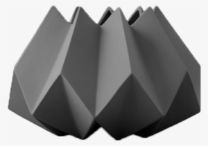 Folded Vase - Small - Menu - Folded Vase - Carbon #3154453