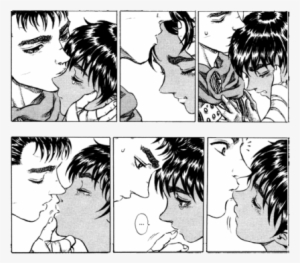 Love Mine Anime Kiss Manga Loving Guts Berserk Casca - Berserk Guts And Casca Kiss #3154578