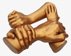 Family Hand Casting - Impression Of Baby Feet And Hands #3154888