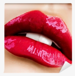 Red Lipstick Wall Mural • Pixers® • We Live To Change - Lipstick #3155784