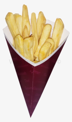 Embalagem Tipo Cone 01 Para Batatas Fritas, Mini Salgados, - Cone De Batata Frita Png #3155870
