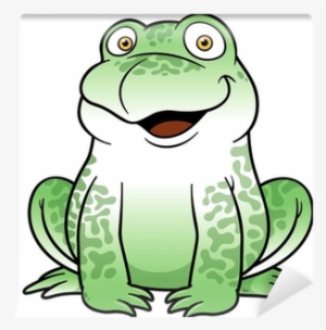Vector Illustration Of Cartoon Frog Wall Mural • Pixers® - Stock Photography #3155935