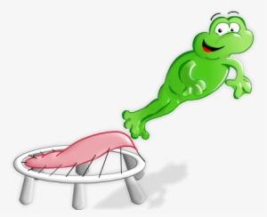 Frog On A Trampoline #3156229