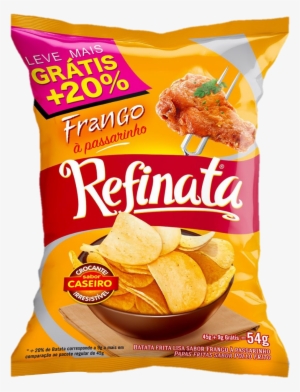 Batata Lisa Refinata Sabor Frango A Passarinho - Batata Refinata #3156654