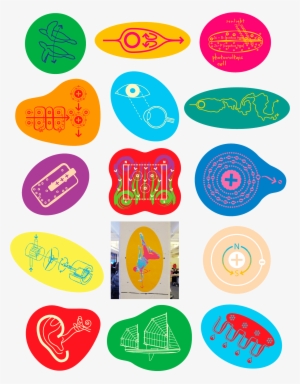 Iridescent Science Diagram Stickers - Science #3157007