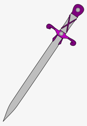 Sword And Shield Png - Purple Sword Png #3157026