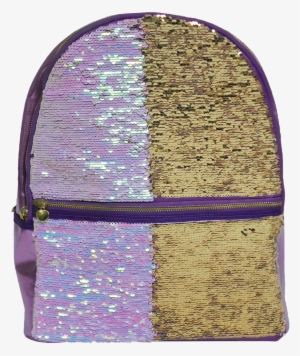 Picture Of Iridescent Reversible Sequin Mini Backpack - Backpack #3157157