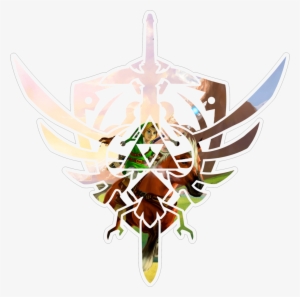 Legend Of Zelda Sword And Shield Crest - Illustration #3157158