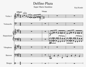 Delfino Plaza Sheet Music Composed By Koji Kondo 1 - Sheet Music #3157281