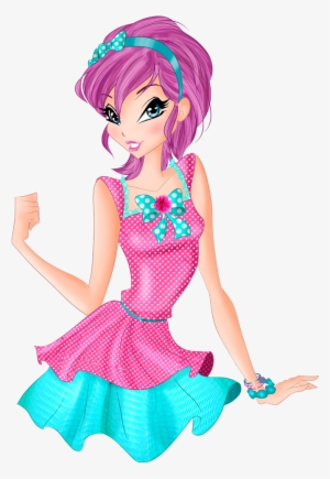 World Of Winx Chef Chic Tecna Dotted Outfit Png Picture - Tecna #3157605