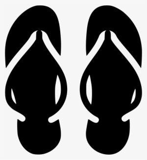 Png File - Slippers Black And White Png #3157788